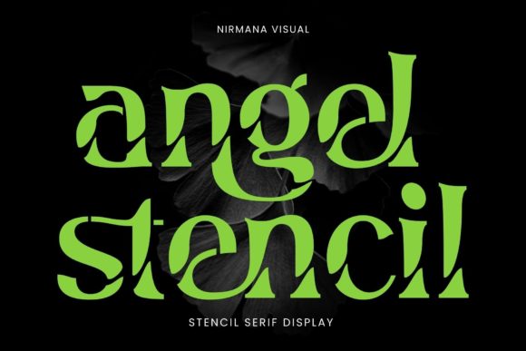 Angel Stencil Font for Elegant Web Design
