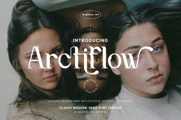 Arctiflow Font: Modern Serif Typography for Web Design