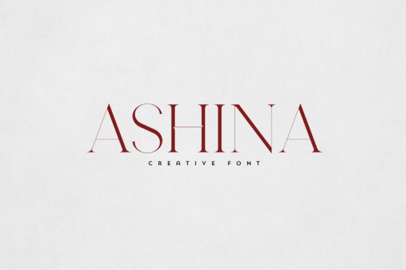 Ashina Font: Elegant Serif Typography for Digital Branding