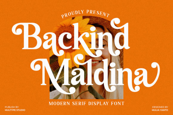 Backind Maldina Font Review for Small Business Branding