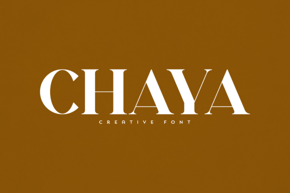 Chaya Font: Elevating Brand Identity and Home-Ware Design