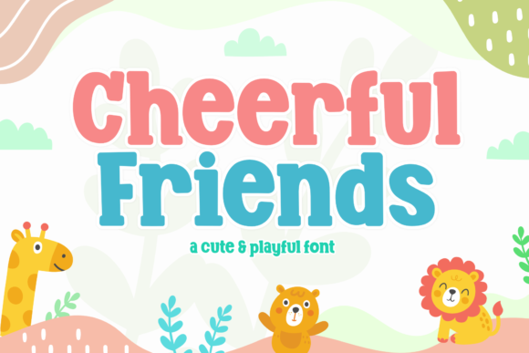 Cheerful Friends Font: A Playful Display Typeface for Branding