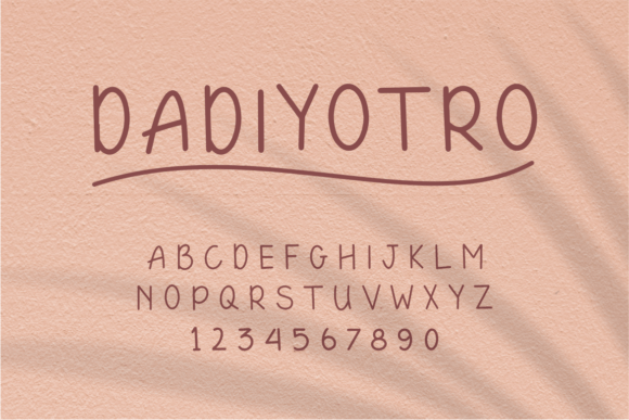 Dadiyotro Font: Sweet Handwritten Style for Editorial Design