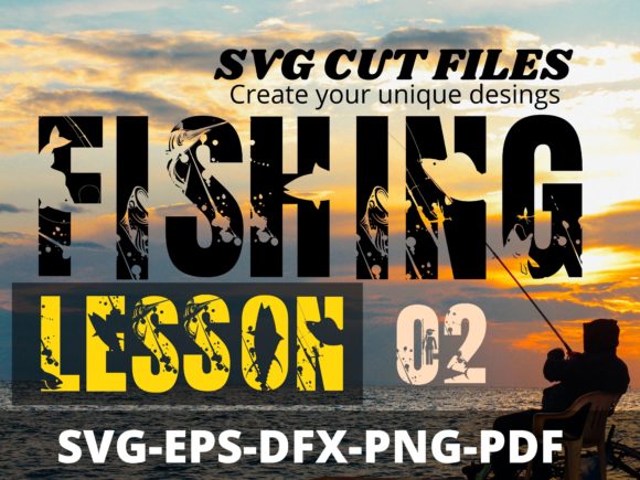 Fishing Lesson Font: Creative SVG Type for Makers