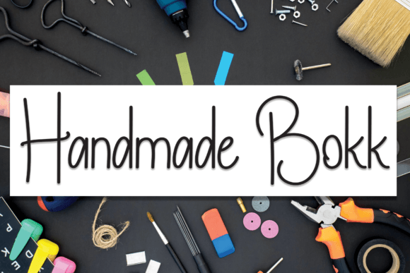 Handmade Bokk Font for Sweet Small Business Branding