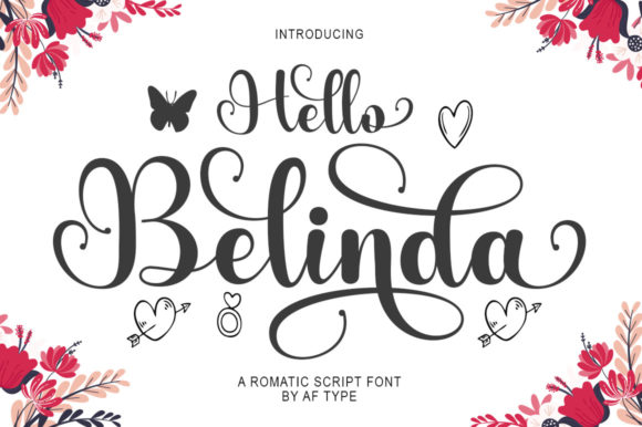 Hello Belinda Font for Editorial Design and Branding