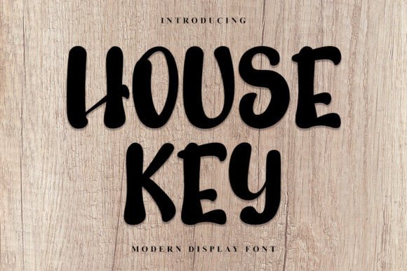 House Key Font: Elegant Script for Modern Design