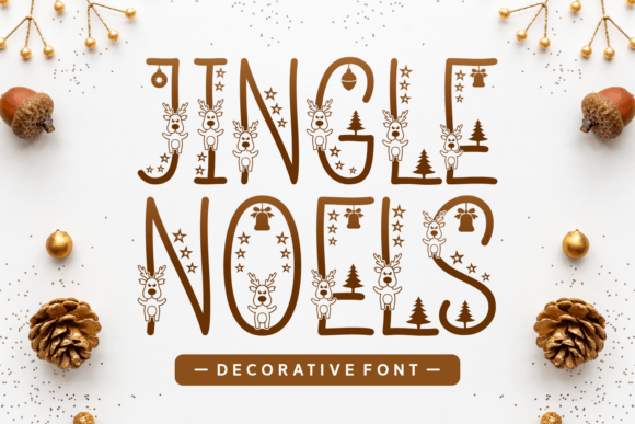 Jingle Noels Font Review for Festive Branding