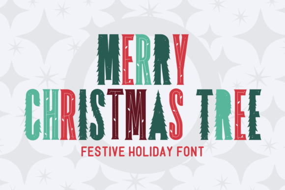 Merry Christmas Tree Font Review for Festive Branding