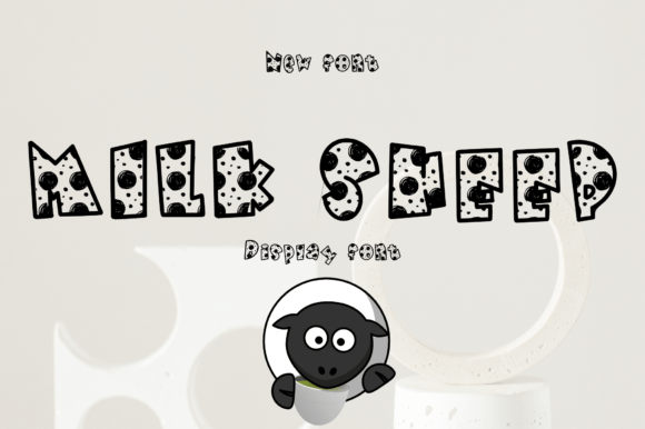 Milk Sheep Font: Cute Decorative Type for Crafters