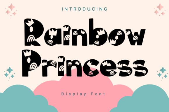 Rainbow Princess Font for Whimsical Handmade Designs