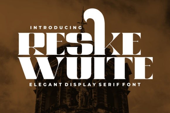 Reske Wuite Font Review for Handmade Labels and Branding