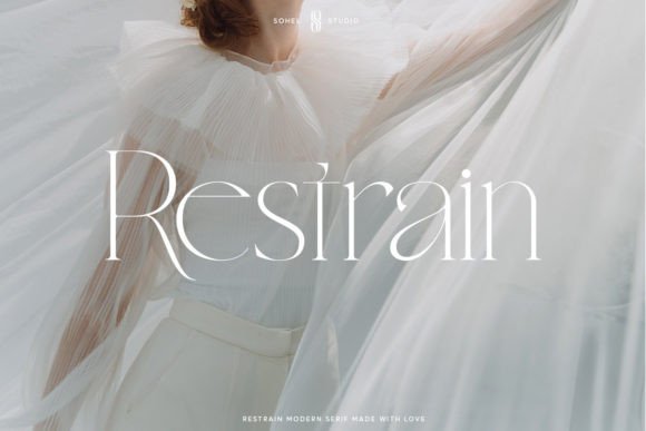 Restrain Font: Modern Serif Typography for Editorial Design
