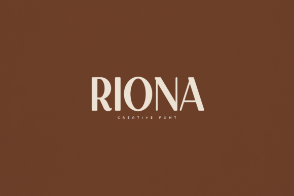 Riona Font: Elevating Brand Identity with Elegant Serif Typography