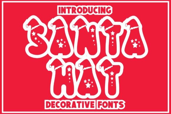 Santa Hat Font: Editorial Design for Holiday Content