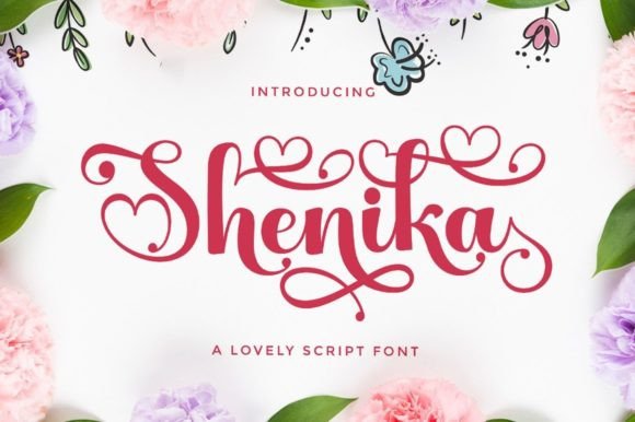 Shenika Font: Heartfelt Script for Campaign Visuals