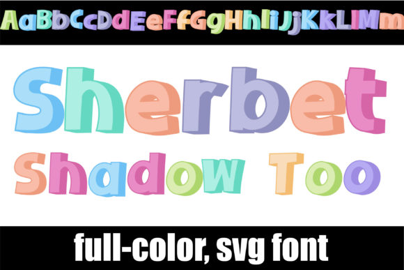 Sherbet Shadow Too Font Review for Makers