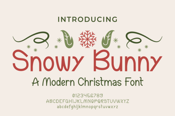 Snowy Bunny Font Review: Festive Script for Brand Identity