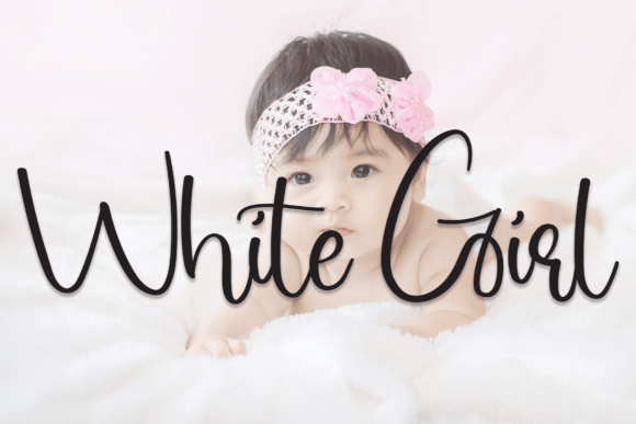 White Girl Font: A Friendly Script for Modern Branding